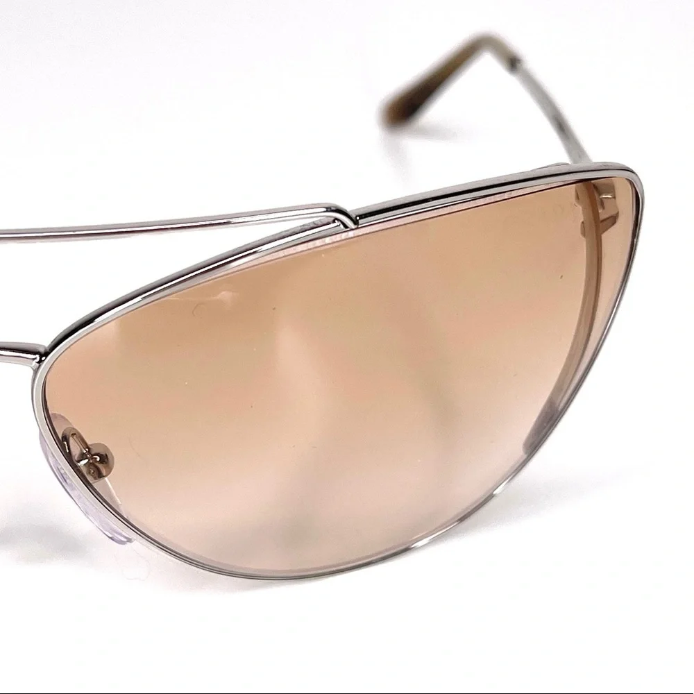 PRADA Sunglasses NEW PR 65VS-1BC232 Silver / Pink Gradient Orange NEW - Picture 4 of 13